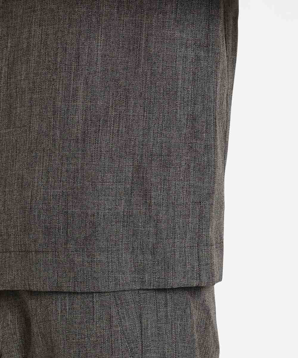 MNBAV37270 MICHEL KLEIN HOMME(ミッシェルクラン オム) ツイードシャツブルゾン ブラウン(87)