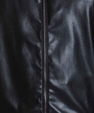 MNBAV38290 MICHEL KLEIN HOMME(ミッシェルクラン オム) フェイクレザーシャツジャケット ブラック(94)