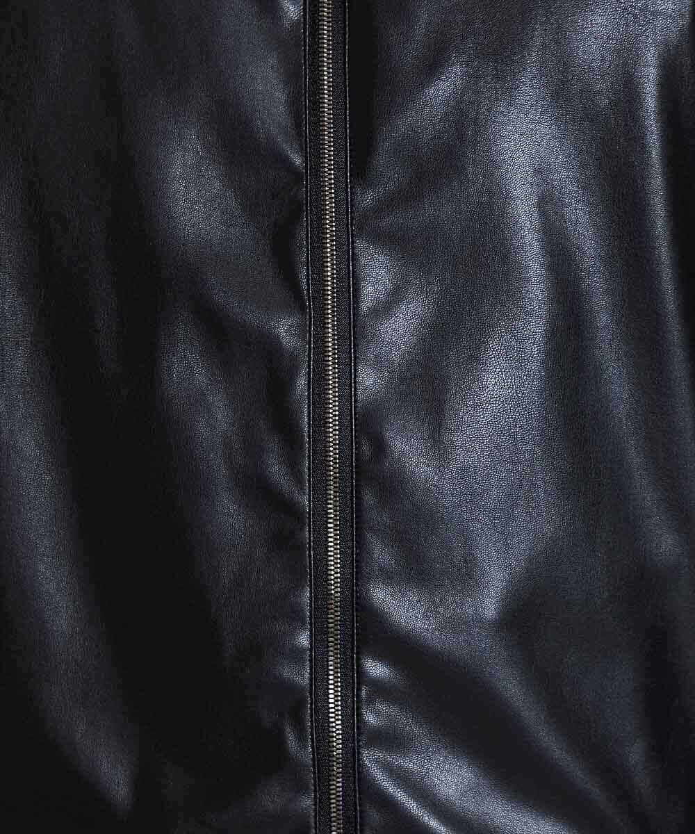 フェイクレザーシャツジャケット(ブラウス・シャツ) | MICHEL KLEIN