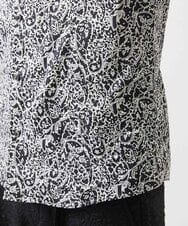 MNBDA55290 MICHEL KLEIN HOMME(ミッシェルクラン オム) 《日本製》フラワー柄長袖シャツ ブラック