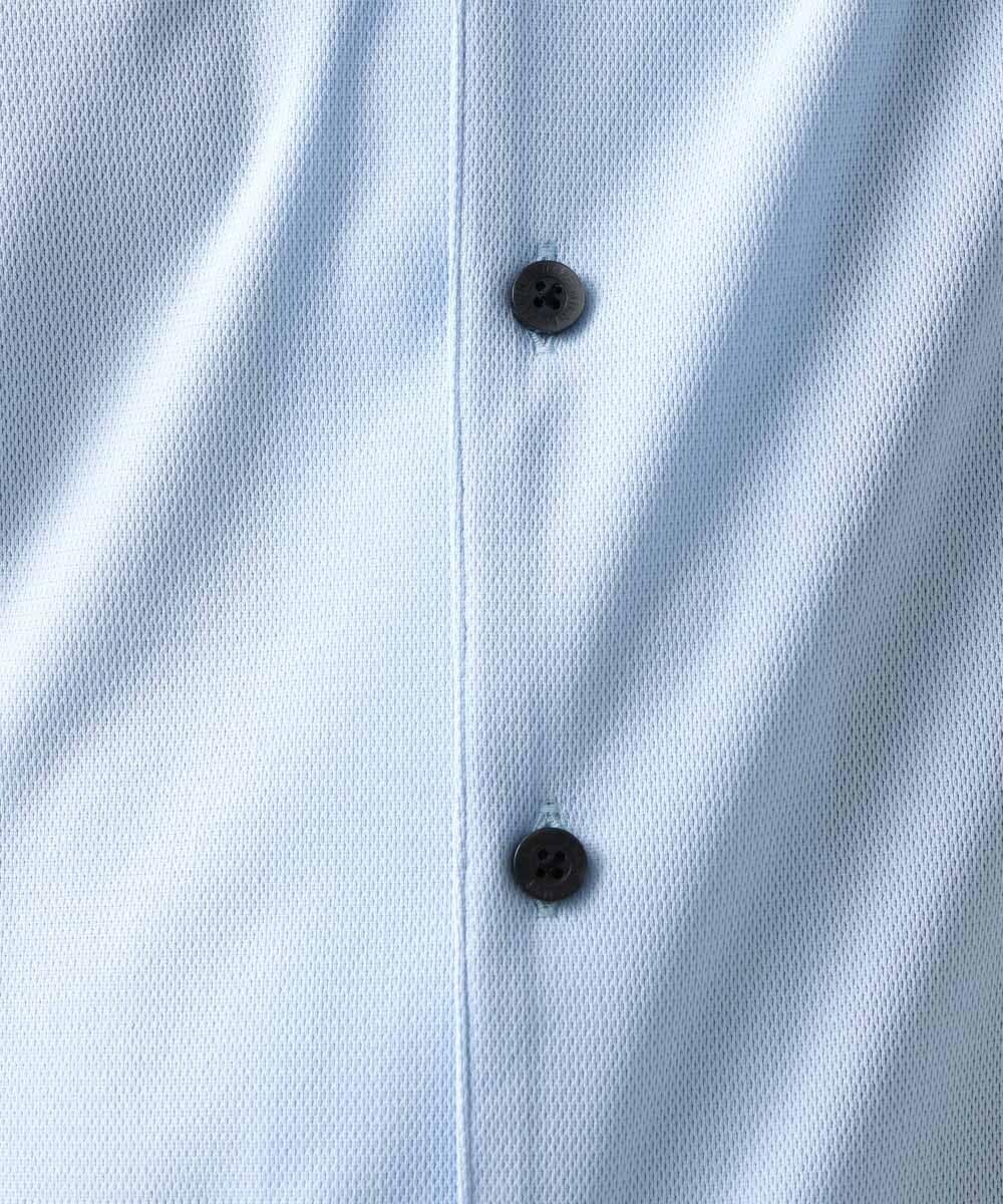 MNBDC54200 MICHEL KLEIN HOMME(ミッシェルクラン オム) 《日本製》イージーケアーボタンダウン長袖シャツ ライトブルー