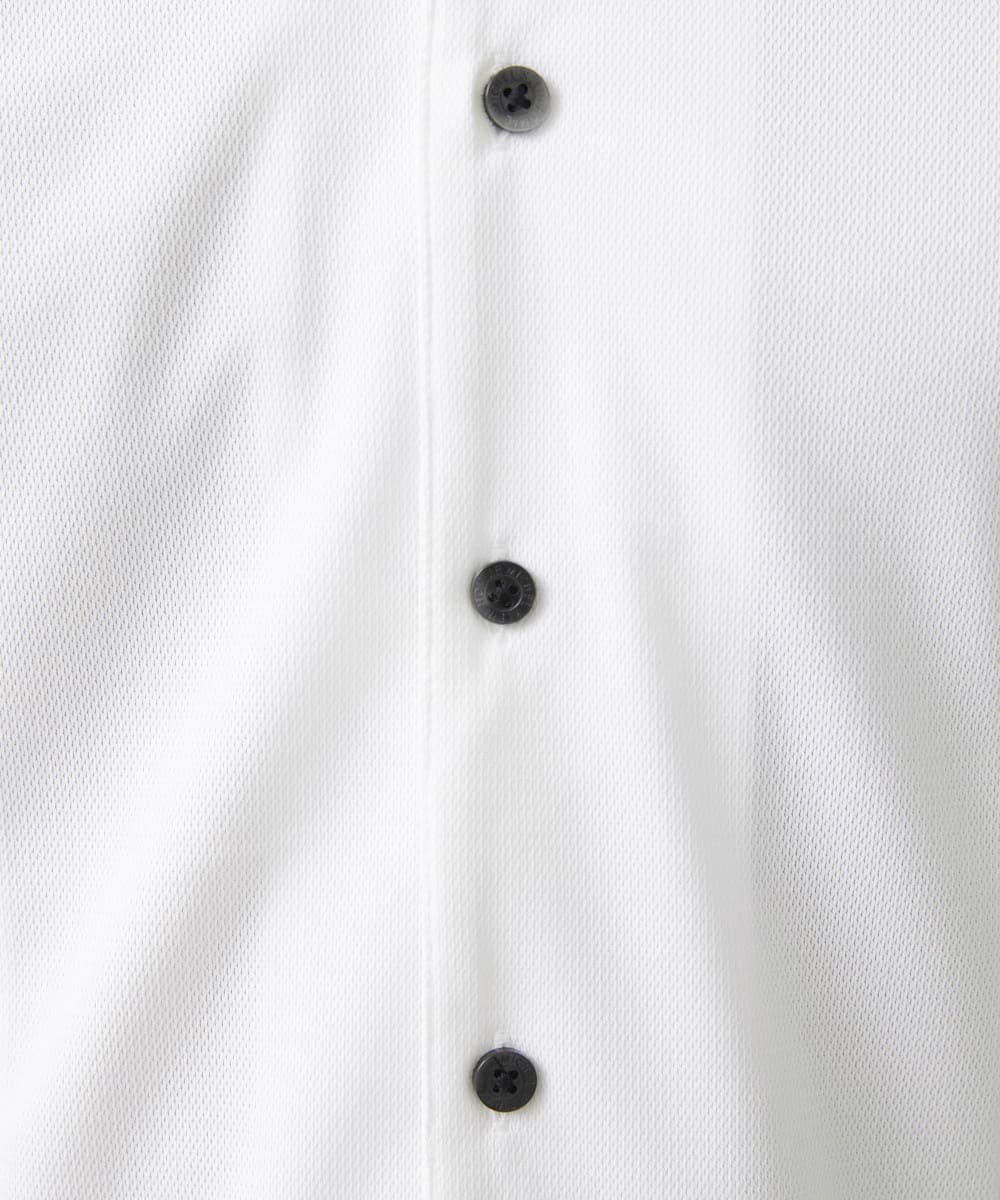 MNBDC54200 MICHEL KLEIN HOMME(ミッシェルクラン オム) 《日本製》イージーケアーボタンダウン長袖シャツ ホワイト