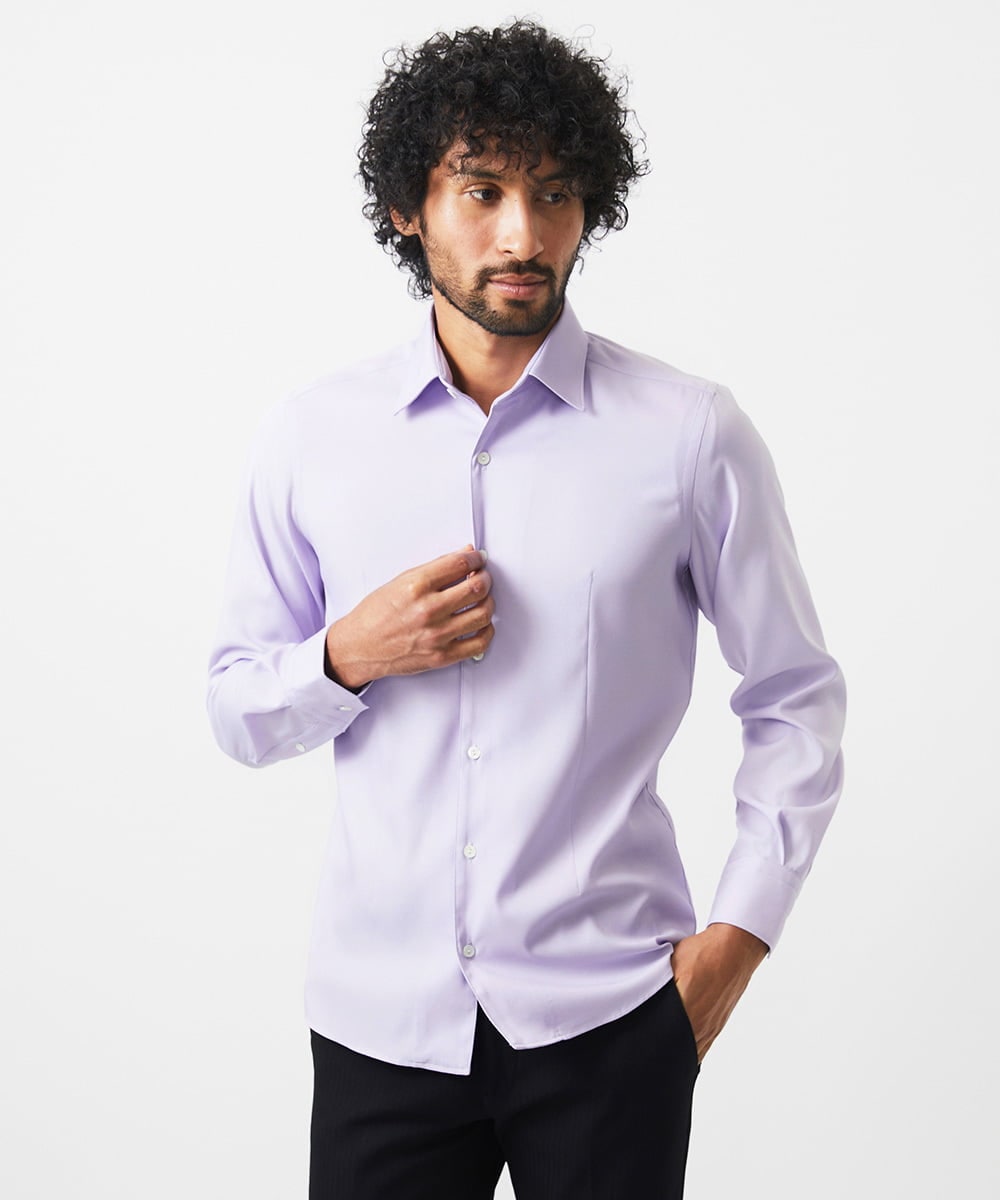 MNBDC59200 MICHEL KLEIN HOMME(ミッシェルクラン オム) 《日本製》イージーケアビジネスシャツ ピンク
