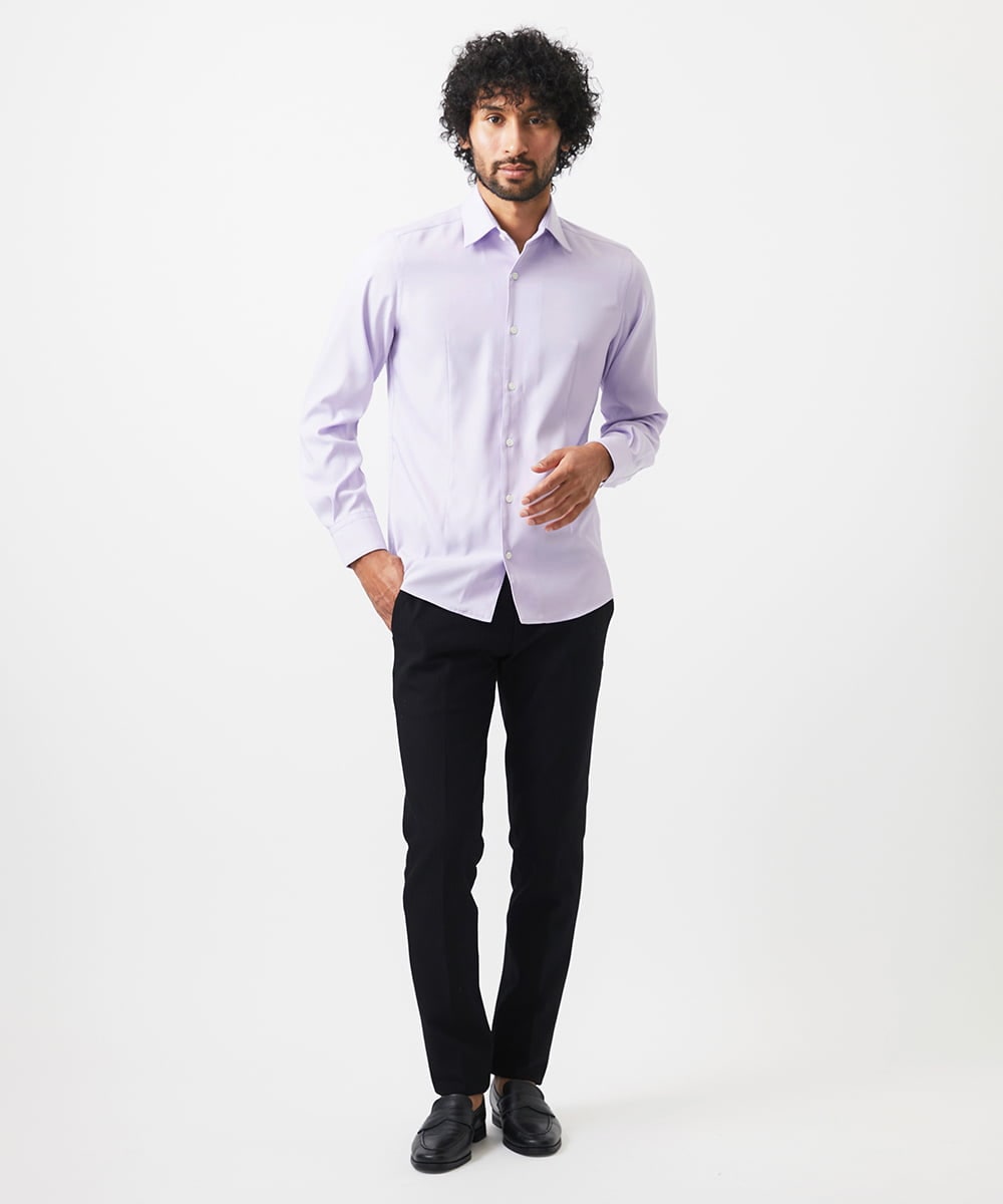 MNBDC59200 MICHEL KLEIN HOMME(ミッシェルクラン オム) 《日本製》イージーケアビジネスシャツ ピンク