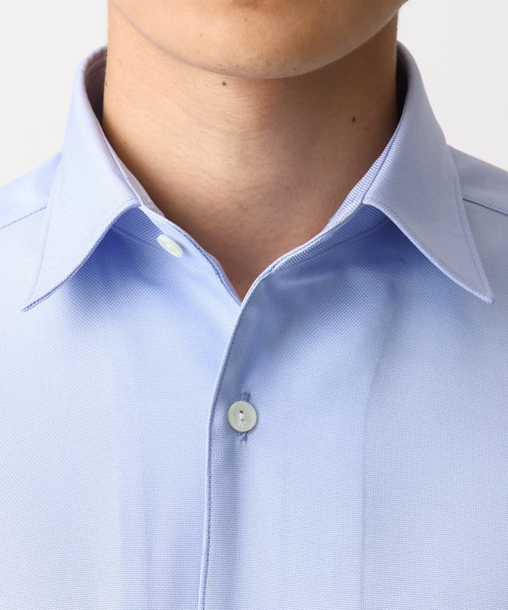 MNBDC59200 MICHEL KLEIN HOMME(ミッシェルクラン オム) 《日本製》イージーケアビジネスシャツ ライトブルー