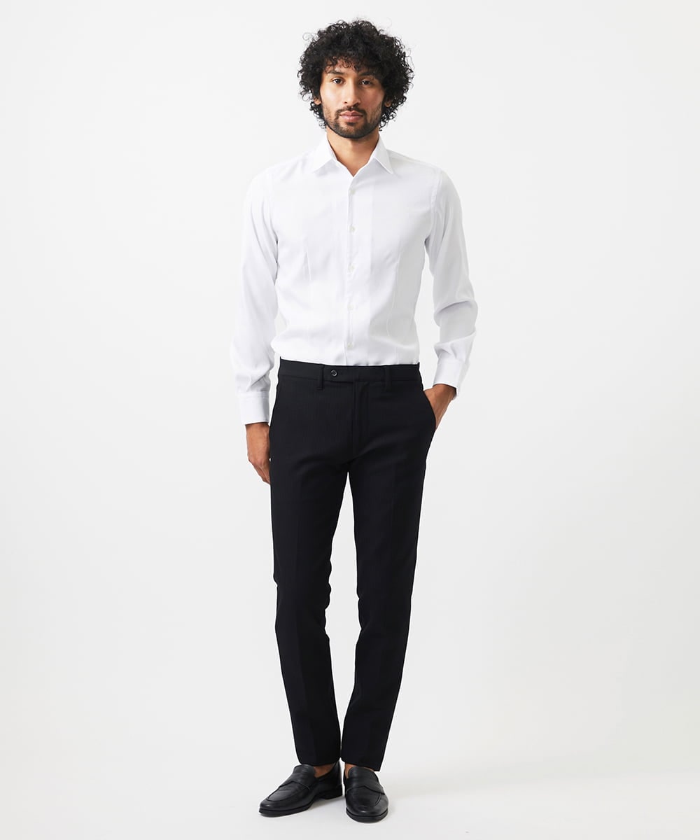 MNBDC59200 MICHEL KLEIN HOMME(ミッシェルクラン オム) 《日本製》イージーケアビジネスシャツ ホワイト