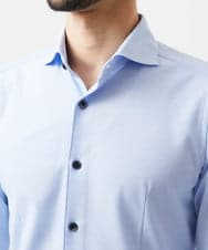 MNBDF50200 MICHEL KLEIN HOMME(ミッシェルクラン オム) 《日本製》ベーシックジャージシャツ ライトブルー