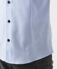 MNBDF50200 MICHEL KLEIN HOMME(ミッシェルクラン オム) 《日本製》ベーシックジャージシャツ ライトブルー