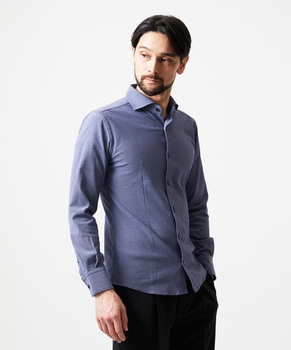 MNBDF50200 MICHEL KLEIN HOMME 《日本製》ベーシックジャージシャツ