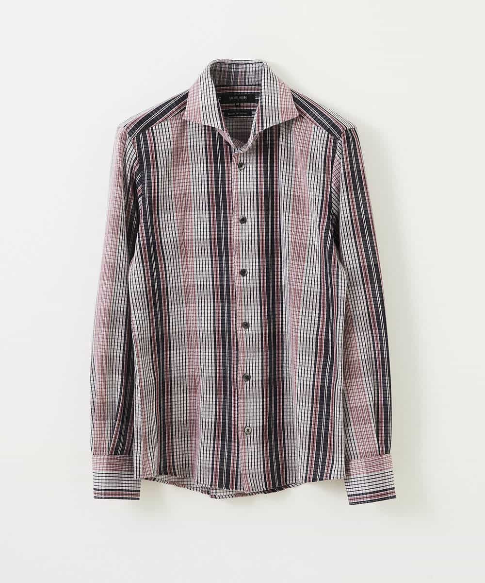 Michel Klein Homme ミッシェルクラン オム シャツ ラッセルリバーチェック イトキンオンラインストア Michel Klein Homme ミッシェルクラン オム シャツ ラッセルリバーチェック イトキンオンラインストア