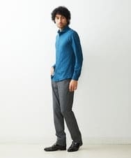 MNBDS10190 MICHEL KLEIN HOMME(ミッシェルクラン オム) 【2023年モデル】《日本製》ストレッチラッセルシャツ グリーン(35)