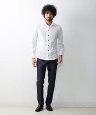 MNBDS14190 MICHEL KLEIN HOMME(ミッシェルクラン オム) 【2023年モデル】ジュエリーストレッチシャツ ホワイト(90)