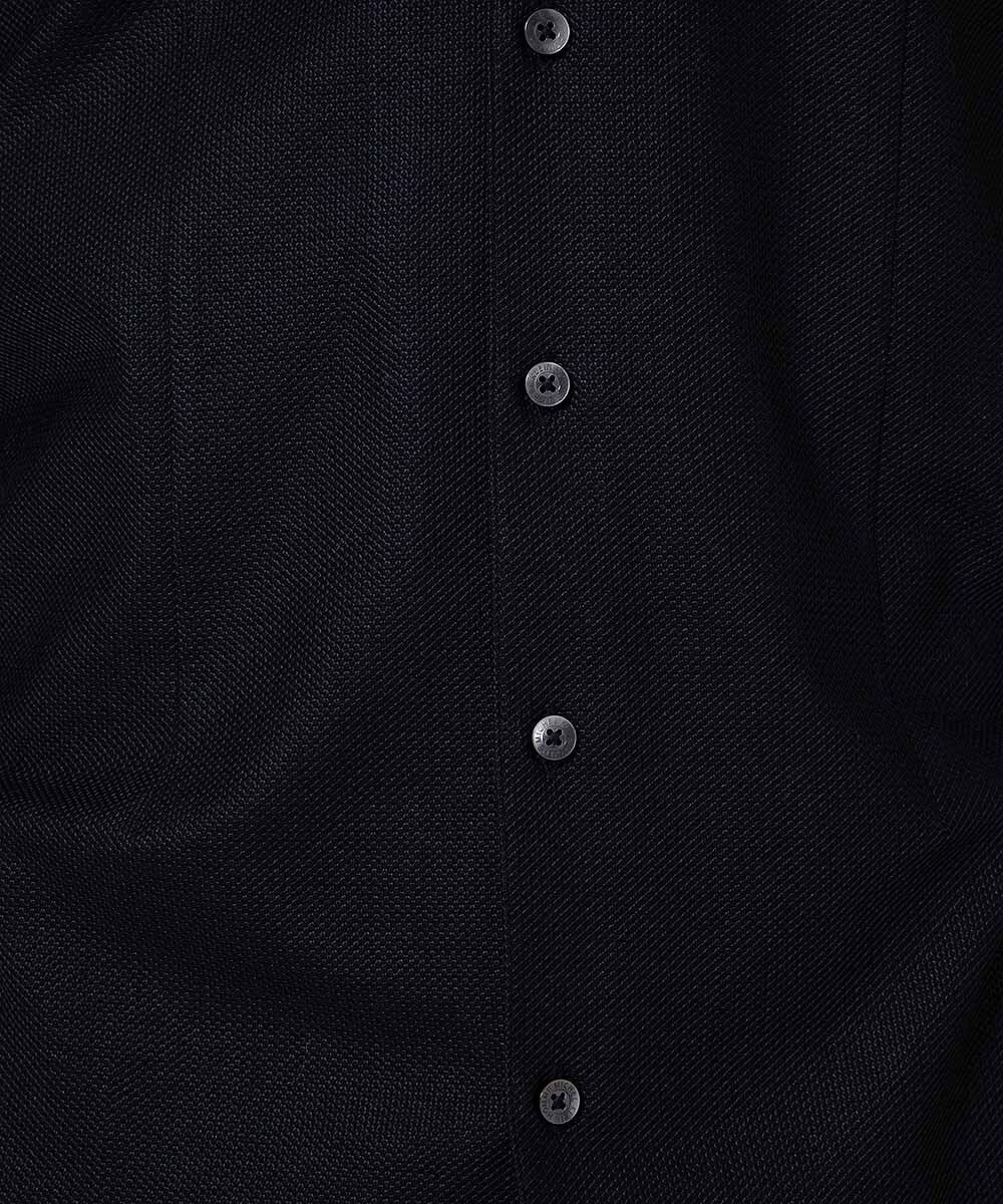 MNBDS14190 MICHEL KLEIN HOMME(ミッシェルクラン オム) 【2023年モデル】ジュエリーストレッチシャツ ブラック(94)