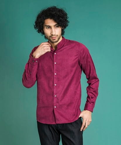 MNBDS37200 MICHEL KLEIN HOMME 《日本製》ベジスエードシャツ