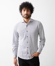 MNBDV10190 MICHEL KLEIN HOMME(ミッシェルクラン オム) 《日本製》ストレッチラッセルシャツ ホワイト