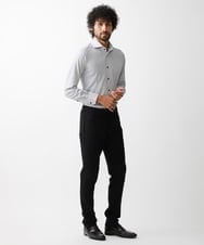 MNBDV10190 MICHEL KLEIN HOMME(ミッシェルクラン オム) 《日本製》ストレッチラッセルシャツ ホワイト