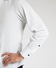 MNBDV10190 MICHEL KLEIN HOMME(ミッシェルクラン オム) 《日本製》ストレッチラッセルシャツ ライトグレー