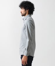 MNBDV15210 MICHEL KLEIN HOMME(ミッシェルクラン オム) 《日本製》ストレッチレギュラーカラーシャツ グレー(92)