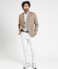 MNBDV50250 MICHEL KLEIN HOMME(ミッシェルクラン オム) 《日本製》プリントジャージシャツ ベージュ