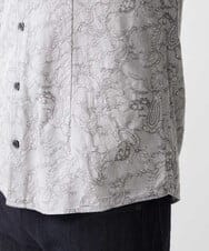 MNBDV52230 MICHEL KLEIN HOMME(ミッシェルクラン オム) ペイズリー柄ジャガードシャツ グレー