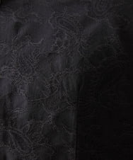 MNBDV52230 MICHEL KLEIN HOMME(ミッシェルクラン オム) ペイズリー柄ジャガードシャツ ブラック(94)