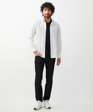 MNBDX53200 MICHEL KLEIN HOMME(ミッシェルクラン オム) 《日本製》ラッセルジャガードシャツ ホワイト(90)