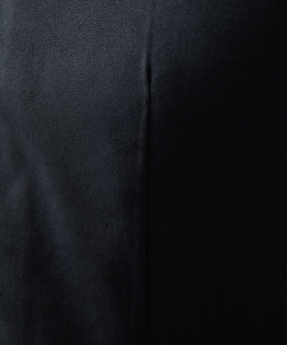 MNBGC37230 MICHEL KLEIN HOMME(ミッシェルクラン オム) スエードストレッチ長袖シャツ ブラック