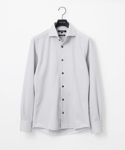 MNBGC51210 MICHEL KLEIN HOMME 《日本製》ジャガード柄長袖シャツ