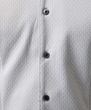 MNBGC51210 MICHEL KLEIN HOMME(ミッシェルクラン オム) 《日本製》ジャガード柄長袖シャツ ライトグレー