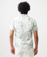 MNBGC57270 MICHEL KLEIN HOMME(ミッシェルクラン オム) 《日本製》フラワー柄半袖シャツ ホワイト