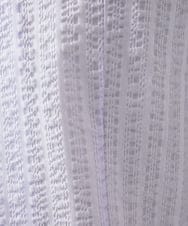 MNBGC67230 MICHEL KLEIN HOMME(ミッシェルクラン オム) リップルストライプ七分袖シャツ ラベンダー