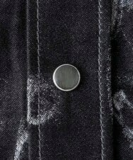 MNBGD51290 MICHEL KLEIN HOMME(ミッシェルクラン オム) スモーク柄長袖シャツ ブラック