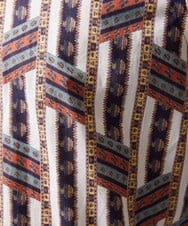 MNBGD60290 MICHEL KLEIN HOMME(ミッシェルクラン オム) 《日本製》総柄長袖シャツ ベージュ