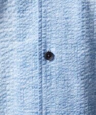 MNBGF53230 MICHEL KLEIN HOMME(ミッシェルクラン オム) コットンウェーブ長袖シャツ ライトブルー