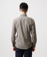 MNBGF56210 MICHEL KLEIN HOMME(ミッシェルクラン オム) ストレッチサッカー長袖シャツ ベージュ