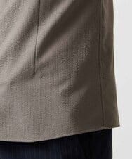 MNBGF56210 MICHEL KLEIN HOMME(ミッシェルクラン オム) ストレッチサッカー長袖シャツ ベージュ