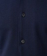 MNBGF65200 MICHEL KLEIN HOMME(ミッシェルクラン オム) 《日本製》ブロックイージーケア半袖シャツ ネイビー