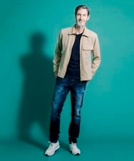 MNBGS05250 MICHEL KLEIN HOMME(ミッシェルクラン オム) シャツジャケット オフホワイト(81)