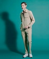 MNBGS05250 MICHEL KLEIN HOMME(ミッシェルクラン オム) シャツジャケット オフホワイト(81)