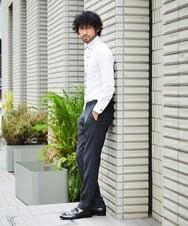MNBGS08190 MICHEL KLEIN HOMME(ミッシェルクラン オム) 【2023年モデル】イージーケアドレスシャツ ホワイト(90)