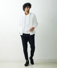 MNBGS20200 MICHEL KLEIN HOMME(ミッシェルクラン オム) タックスタンドシャツ ホワイト(90)