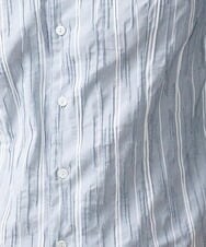MNBGS24200 MICHEL KLEIN HOMME(ミッシェルクラン オム) ストライプタックシャツ ブルー(55)