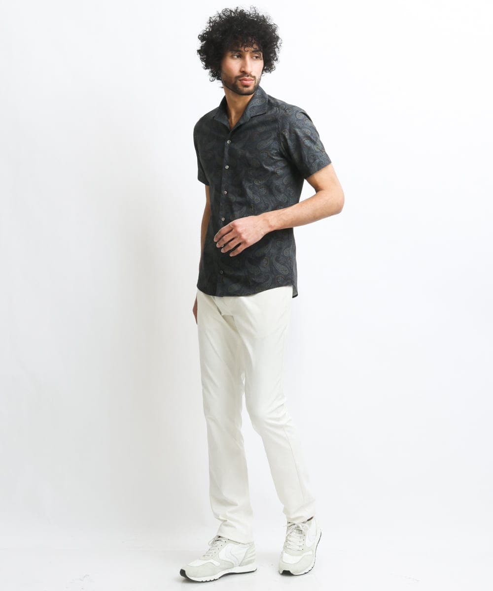 White Mountaineering 半袖シャツ ペイズリー柄 M 希少 | www 