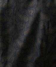 MNBGS31200 MICHEL KLEIN HOMME(ミッシェルクラン オム) 《日本製》ペイズリー柄半袖シャツ ブラウン