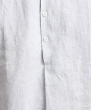 MNBGS32210 MICHEL KLEIN HOMME(ミッシェルクラン オム) 《日本製》7分袖カプリシャツ ライトグレー
