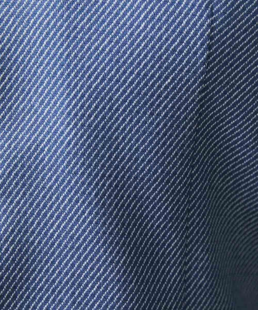 MNBGS40180 MICHEL KLEIN HOMME(ミッシェルクラン オム) 《日本製》ストレッチラッセル七分シャツ ライトブルー(50)
