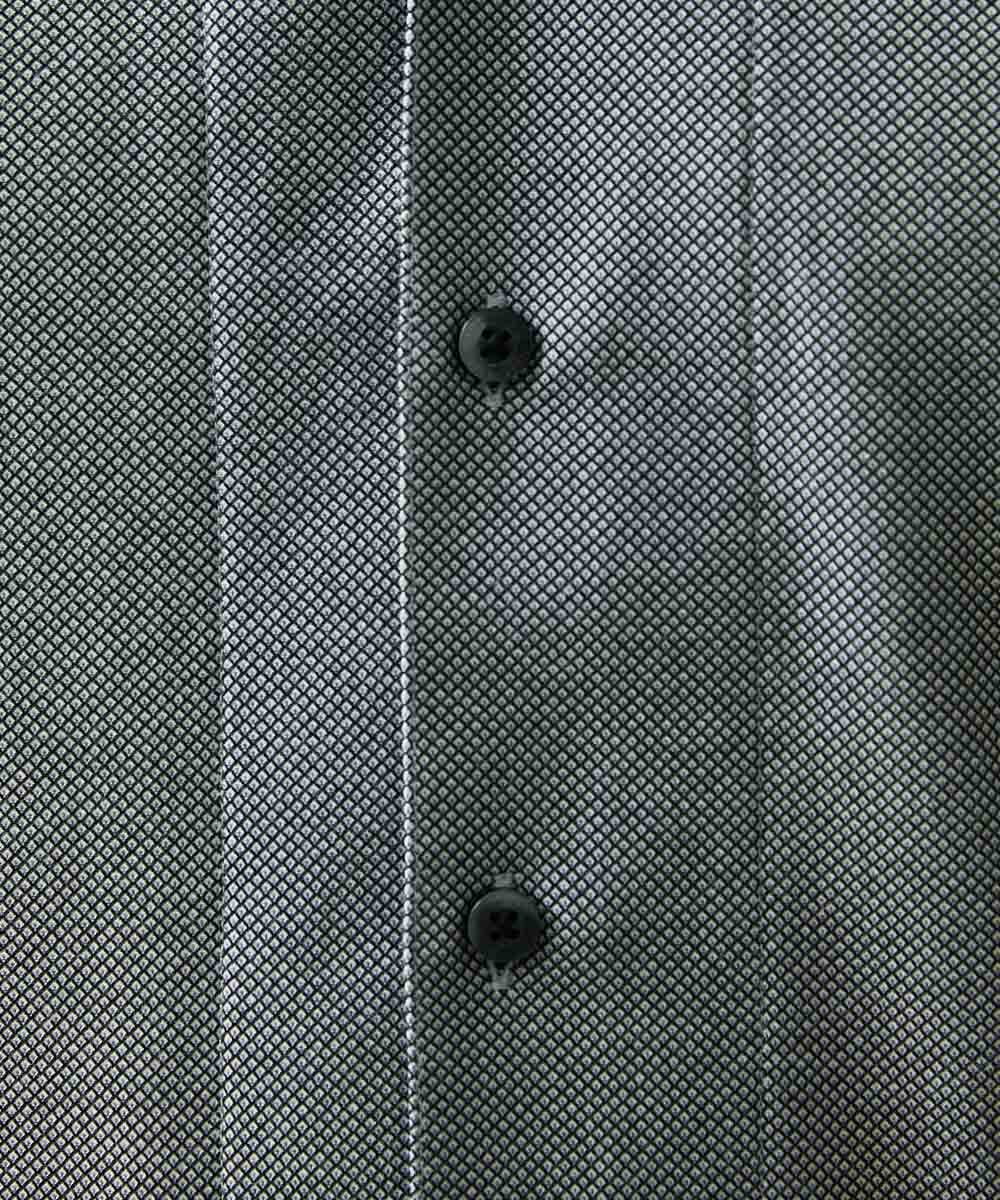 MNBGS54170 MICHEL KLEIN HOMME(ミッシェルクラン オム) ジュエリーストレッチ半袖シャツ ブラック(94)