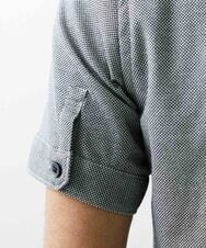 MNBGS54170 MICHEL KLEIN HOMME(ミッシェルクラン オム) ジュエリーストレッチ半袖シャツ ブラック(94)