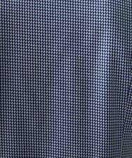 MNBGS57170 MICHEL KLEIN HOMME(ミッシェルクラン オム) 《日本製》千鳥柄イージーケア半袖シャツ ブルー
