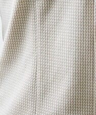MNBGS57170 MICHEL KLEIN HOMME(ミッシェルクラン オム) 《日本製》千鳥柄イージーケア半袖シャツ ベージュ